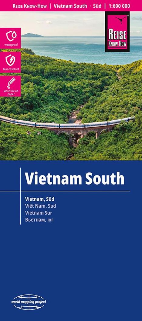 Reise Know-How Landkarte Vietnam Süd (1:600.000), Karten