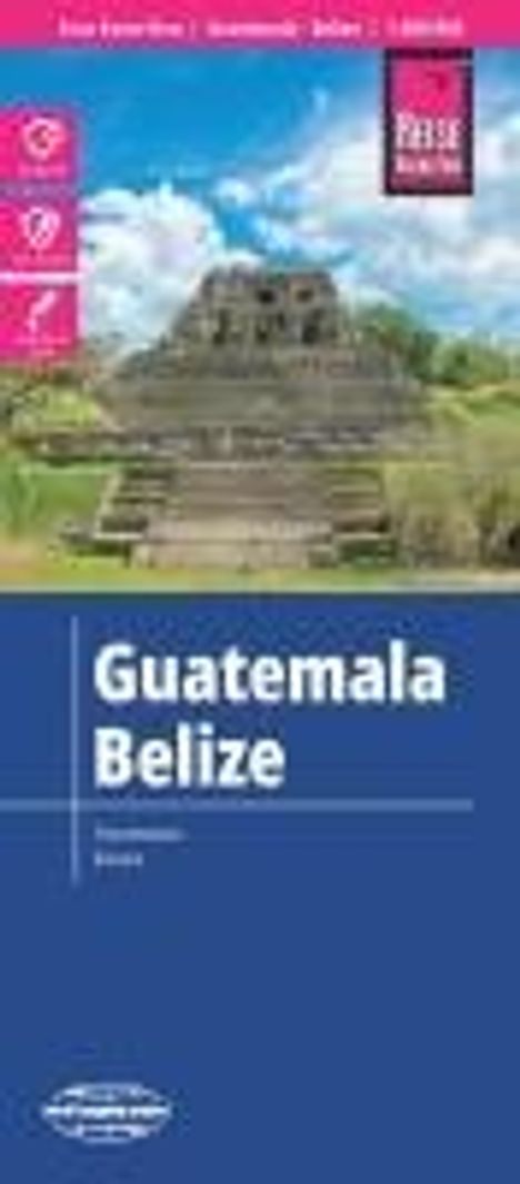 Reise Know-How Landkarte Guatemala, Belize (1:500.000), Karten