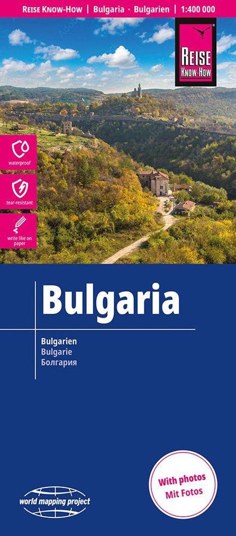 Reise Know-How Landkarte Bulgarien / Bulgaria (1:400.000), Karten
