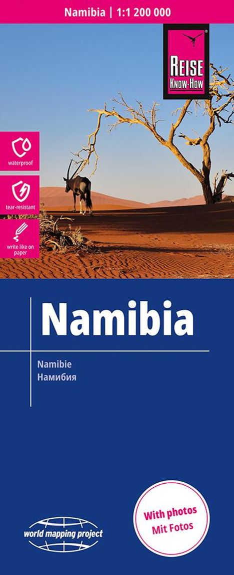 Reise Know-How Landkarte Namibia (1:1.200.000), Karten