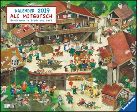 Ali Mitgutsch 2019 - Wimmelbilder - DUMONT Kinder-Kalender, Diverse