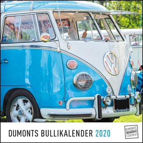 DUMONTS Bulli-Kalender 2020 - VW-Bus, Oldtimer, Retro - 24 x 24 cm im Quadratformat, Diverse