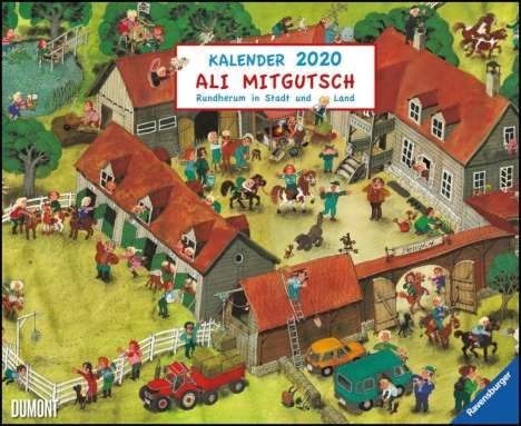 Ali Mitgutsch 2020 - Wimmelbilder - DUMONT Kinder-Kalender, Diverse