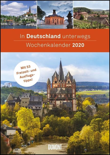 In Deutschland unterwegs Wochenkalender 2020 - Wandkalender - Format 21,0 x 29,7 cm, Diverse