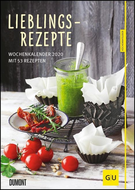Lieblingsrezepte - Wochenkalender 2020 - Küchen-Kalender mit 53 Blatt - Format 21,0 x 29,7 cm - Spiralbindung, Diverse