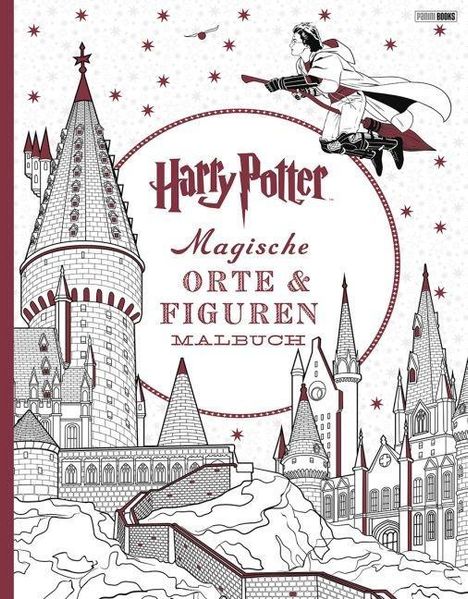 Harry Potter: Magische Orte &amp; Figuren Malbuch, Buch