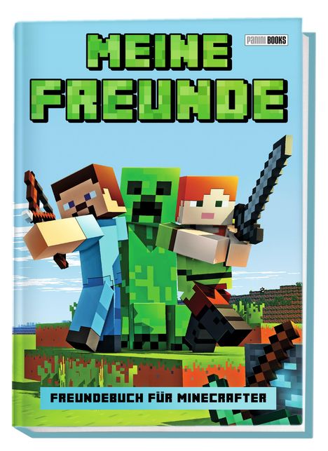 Meine Freunde - Freundebuch für Minecrafter, Buch