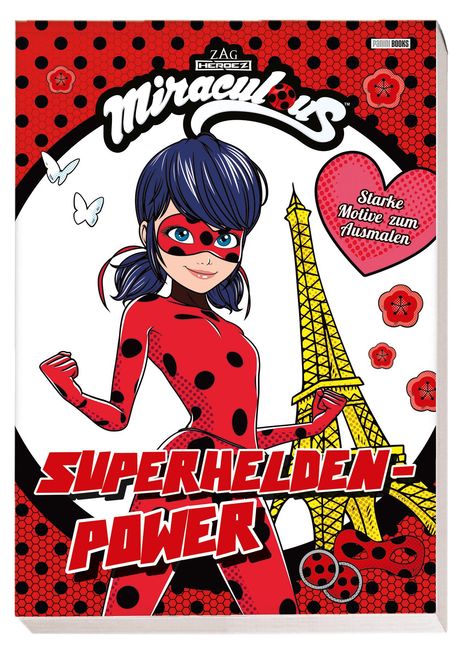 Miraculous: Superhelden-Power - Starke Motive zum Ausmalen, Buch