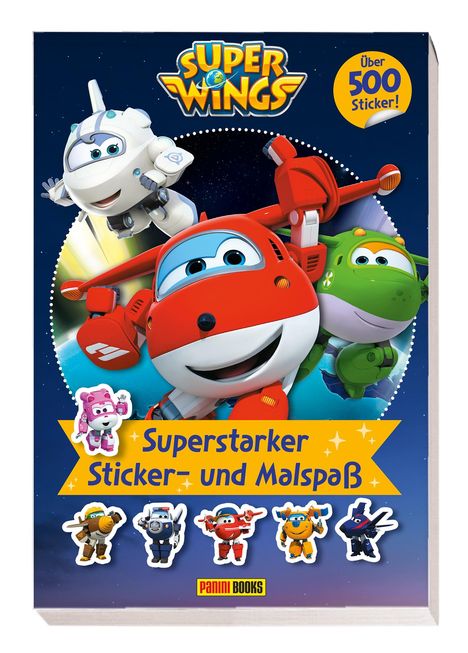 Panini: Panini: Super Wings: Superstarker Sticker- und Malspaß, Buch