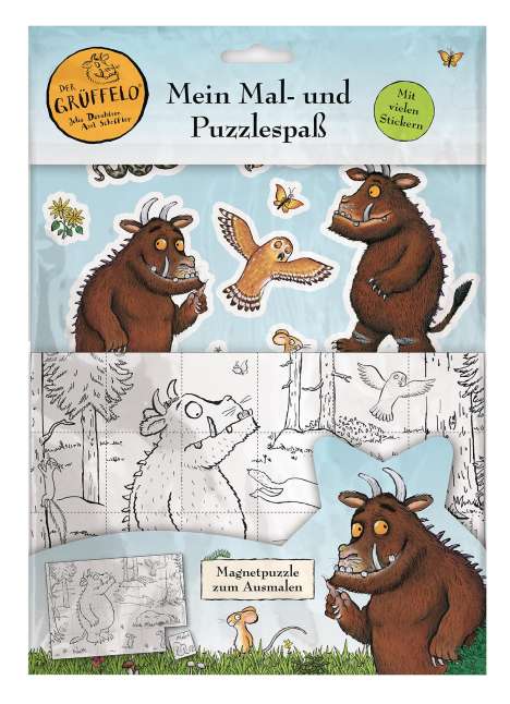 Panini: Der Grüffelo: Mein Mal- und Puzzlespaß, Buch