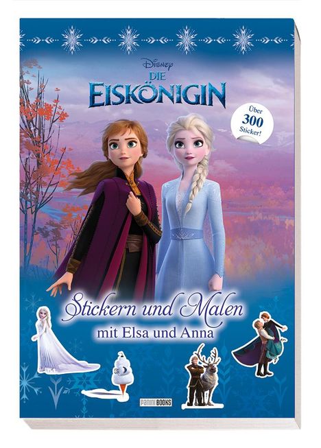 Disney Die Eiskönigin: Stickern und Malen mit Elsa und Anna, Buch