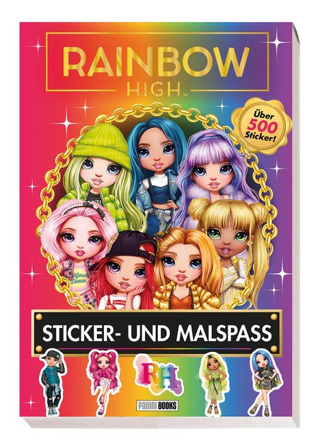 Rainbow High: Sticker- und Malspaß, Buch