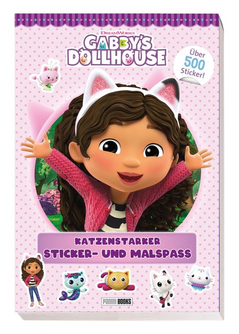 Gabby's Dollhouse: Katzenstarker Sticker- und Malspaß, Buch