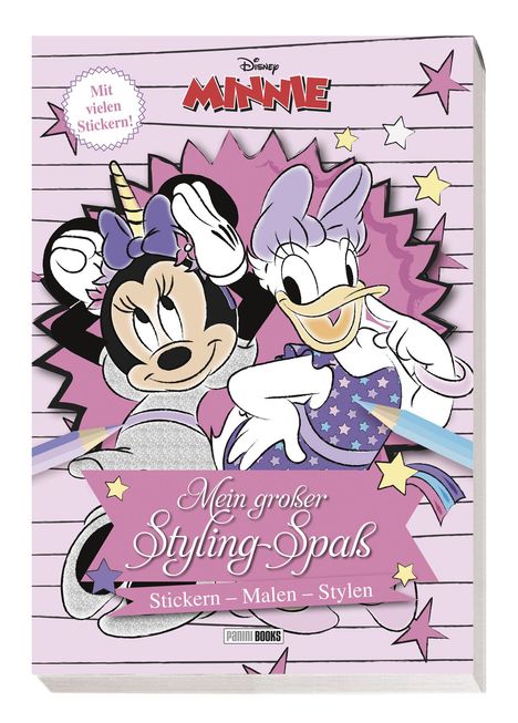 Disney: Disney Minnie: Mein großer Styling-Spaß: Stickern, Malen, Stylen, Buch