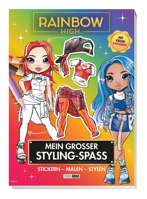 Panini: Rainbow High: Mein großer Styling-Spaß: Stickern, Malen, Stylen, Buch