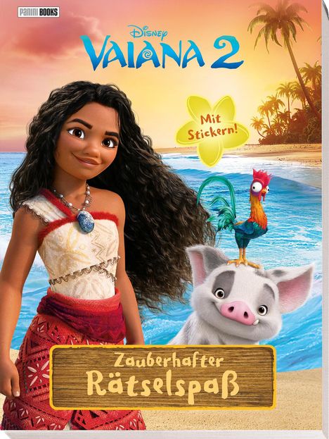 Disney Vaiana 2: Zauberhafter Rätselspaß - Mit Stickern!, Buch