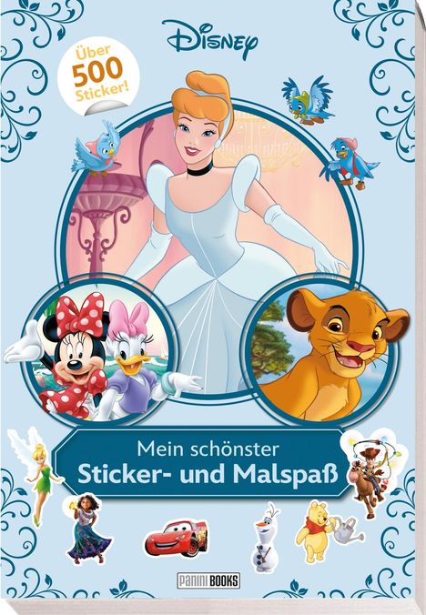 Disney: Mein schönster Sticker- und Malspaß, Buch