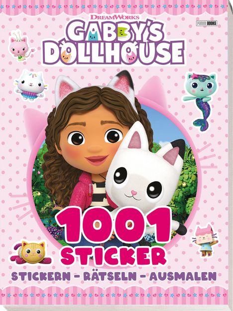 Panini: Gabby's Dollhouse: 1001 Sticker: Stickern - Rätseln - Ausmalen, Buch