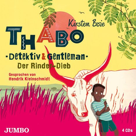 Kirsten Boie: Thabo - Detektiv &amp; Gentleman. Der Rinder-Dieb, 4 CDs