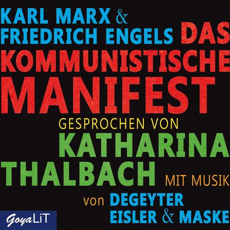Karl Marx: Das Kommunistische Manifest, 2 CDs