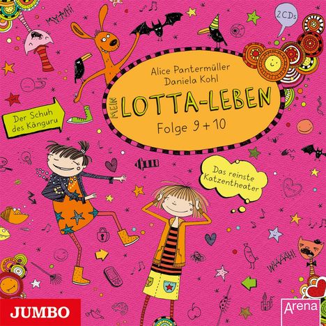 Alice Pantermüller: Mein Lotta-Leben 09. Das reinste Katzentheater / 10. Der Schuh des Känguru, 2 CDs