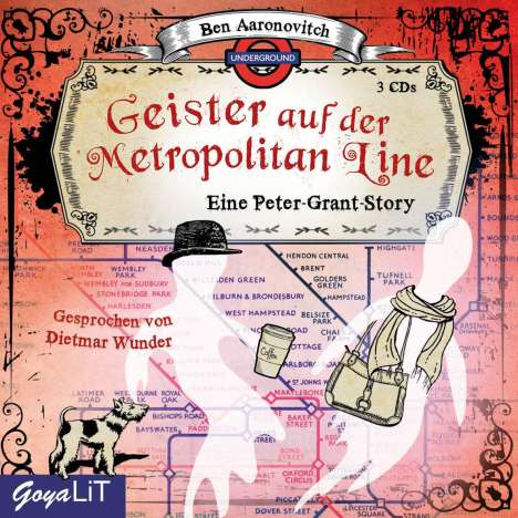 Ben Aaronovitch: Geister auf der Metropolitan Line, 3 CDs