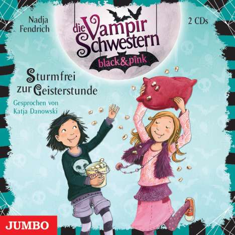 Nadja Fendrich: Die Vampirschwestern black &amp; pink. Sturmfrei zur Geisterstunde, 2 CDs