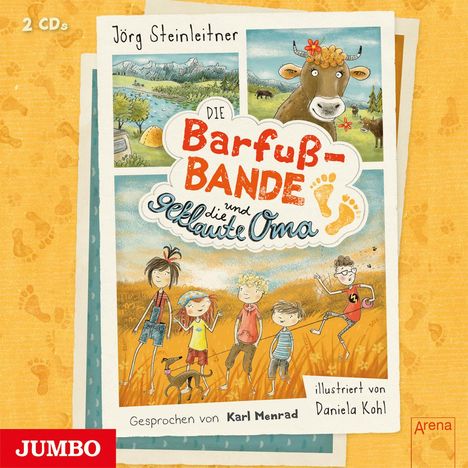 Jörg Steinleitner: Die Barfuß-Bande und die geklaute Oma, 2 CDs