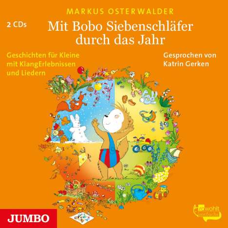Markus Osterwalder: Mit Bobo Siebenschläfer durch das Jahr, 3 CDs