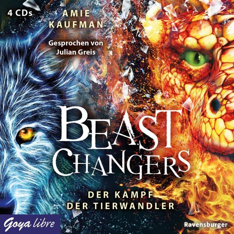 Amie Kaufman: Beast Changers (03) Der Kampf der Tierwandler, 4 CDs
