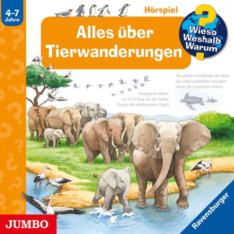 Christine Pätz: Wieso? Weshalb? Warum? Tierwanderungen, CD