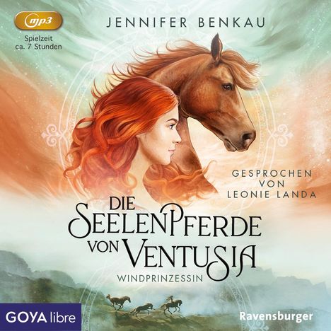 Jennifer Benkau: Die Seelenpferde von Ventusia. Windprinzessin, MP3-CD