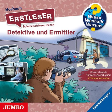 Sandra Noa: Wieso? Weshalb? Warum? Erstleser. Detektive und Ermittler, CD