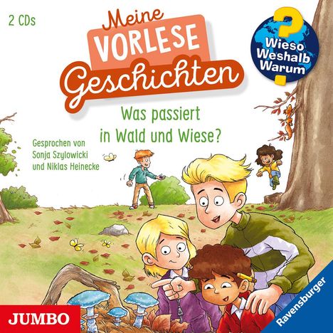 Anna Pooch: Wieso? Weshalb? Warum? Meine Vorlesegeschichten. Was passiert in Wald und Wiese?, 2 CDs