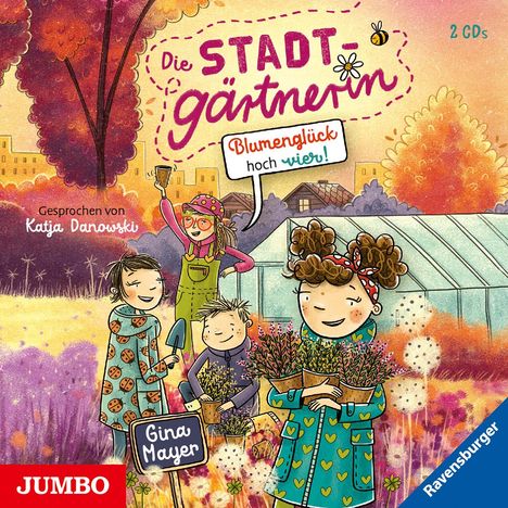 Gina Mayer: Die Stadtgärtnerin. Blumenglück hoch vier!, 2 CDs