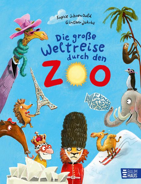 Sophie Schoenwald: Die große Weltreise durch den Zoo, Buch