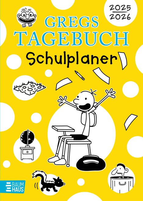 Jeff Kinney: Gregs Tagebuch - Mein Schulplaner 2025/2026, Kalender