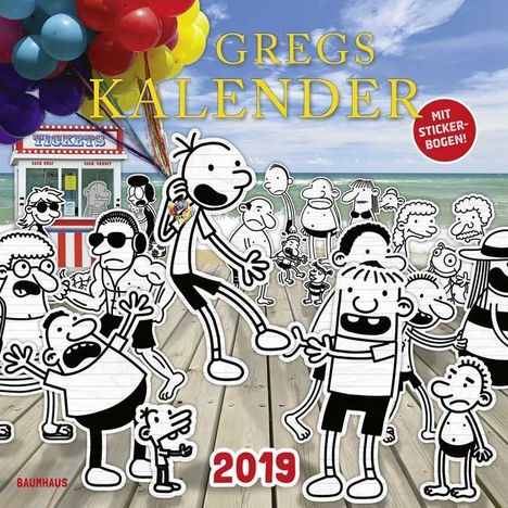 Jeff Kinney: Gregs Kalender 2019, Diverse