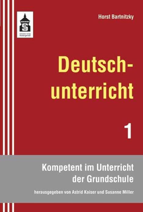 Horst Bartnitzky: Deutschunterricht, Buch