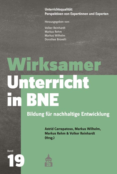 Wirksamer Unterricht in BNE, Buch