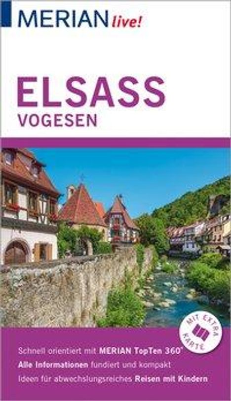 Claudia Christoffel-Crispin: Crispin, G: MERIAN live! Reiseführer Elsass Vogesen, Buch