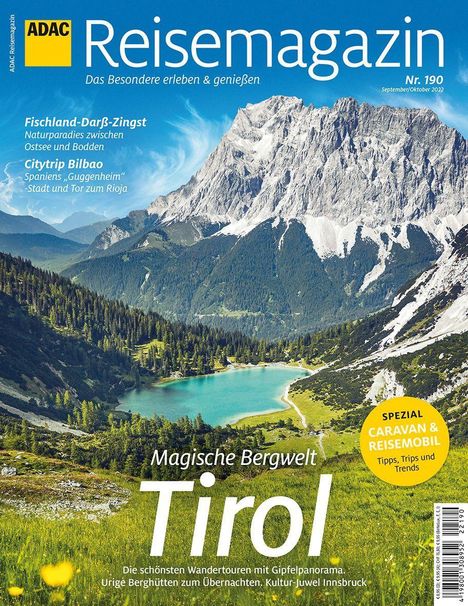 ADAC Reisemagazin mit Titelthema Tirol und Innsbruck, Buch