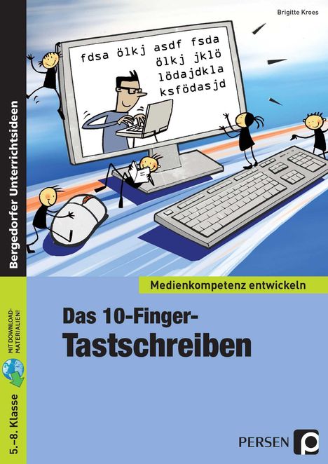 Brigitte Kroes: Das 10-Finger-Tastschreiben, 1 Buch und 1 Diverse