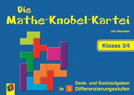 Jan Boesten: Die Mathe-Knobel-Kartei Klasse 3/4, Buch