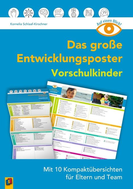 Kornelia Schlaaf-Kirschner: Auf einen Blick: Das große Entwicklungsposter - Vorschulkinder, Diverse