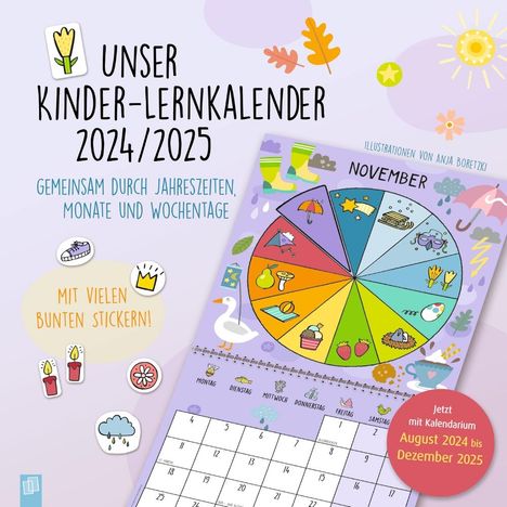 Unser Kinder-Lernkalender 2024/2025, Kalender