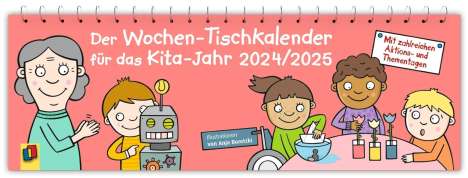 Der Wochen-Tischkalender für das Kita-Jahr 2024/2025, Kalender