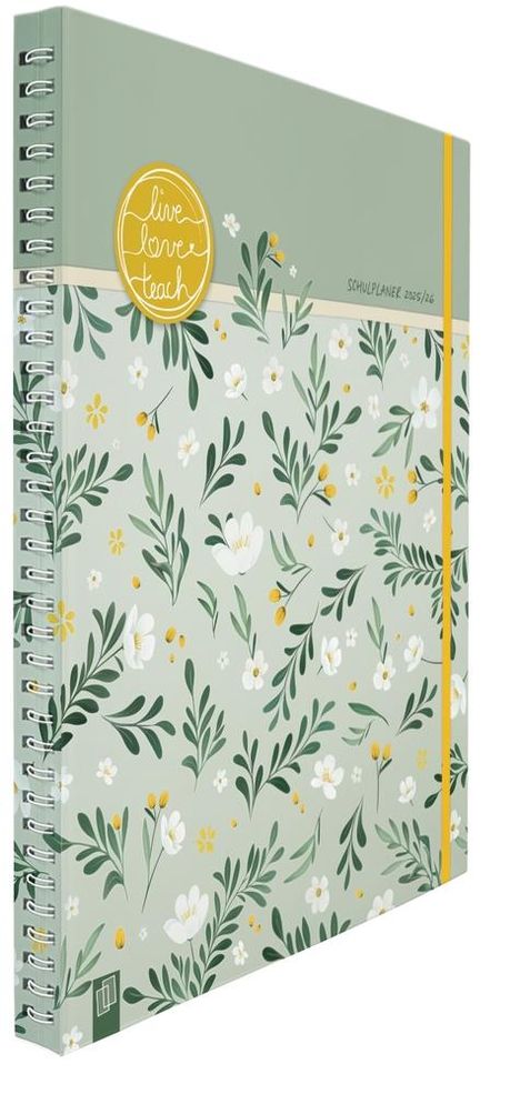 Mein Lehrerplaner A4+ - Ringbindung - Lehrerkalender für das Schuljahr 2025/2026 - Sommerblüte, Buch