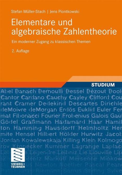Jens Piontkowski: Elementare und algebraische Zahlentheorie, Buch