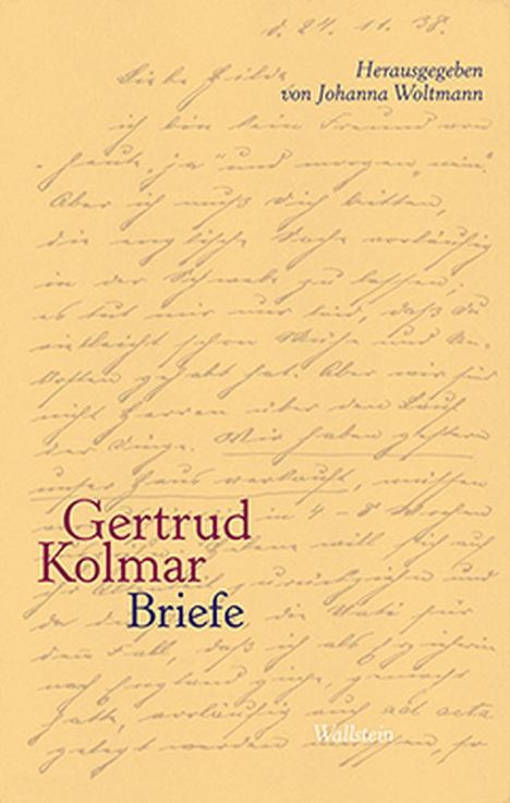 Gertrud Kolmar: Briefe, Buch